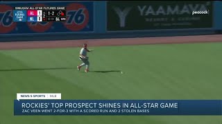 Rockies top prospect shines in All-Star Futures Game