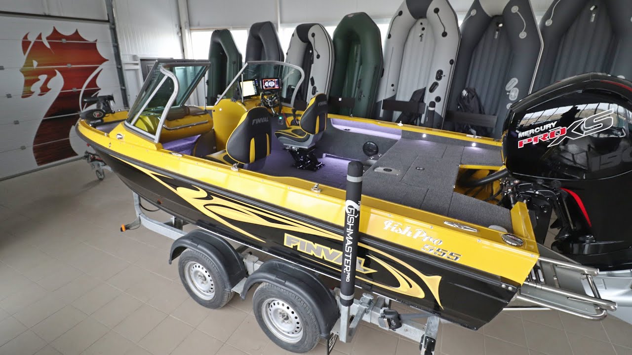 ФИНВАЛ 555 FishPro! Так выглядит ПРЕМИАЛЬНАЯ РЫБОЛОВНАЯ ЛОДКА! Проект Bumblebee