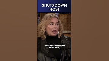Jimmy Fallon Goes Quiet as His Question for Roseanne Backfires #Shorts | DM CLIPS | Rubin Report