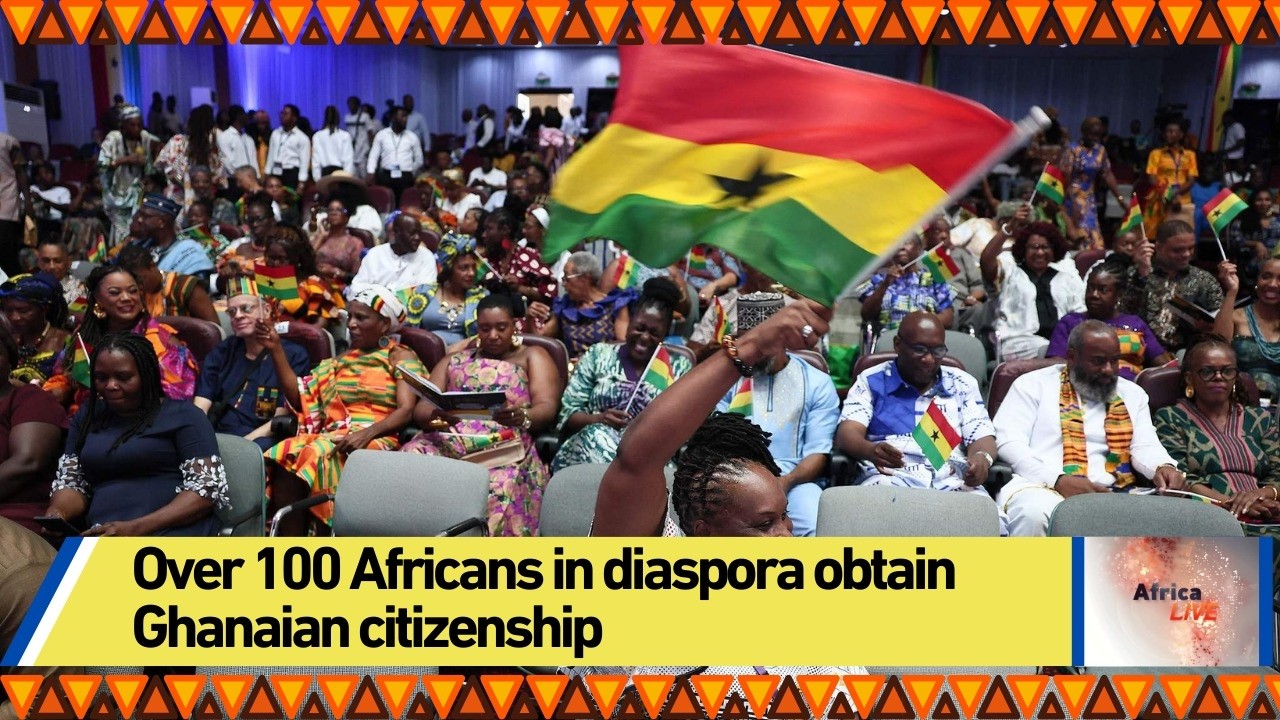 Over 100 members of African diaspora sworn in as Ghanaian citizens