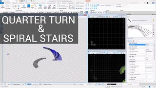 OpenBuildings Designer - Stairs Ep 02 | Quarter Turn and Spiral Stairs