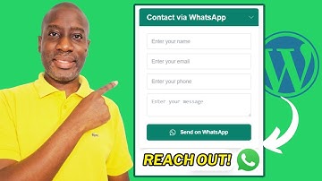 How to Connect a WordPress Contact form to WhatsApp with Contact Form 7 and FormyChat