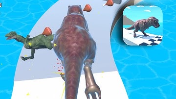 Dino Run 3D - New Levels iOS,Android Gameplay Walkthrough Alltrailers Mobile Game 61 to 80