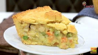 鸡肉派食谱|香酥挞饼皮|How To Make Chicken Pot Pie Recipe|Flaky Tart Shell