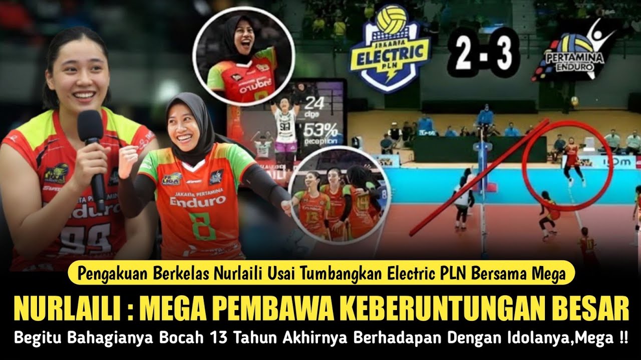 🔴MVP KARNA MEGA‼️Libero Dadakan Jpe NURLAILI Puji MEGA Yg Tlah Membuatnya MVP & Tanpa MEGA Jpe Kalah