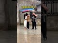 Protecting brothers from wind and rain #funny #comedy #happy