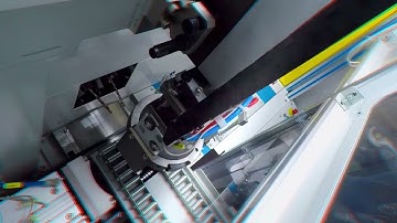 JP: Vertical Flywheel Two Station Radial Drilling Automatic Balancing Machine