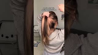 How To Tie A High Ponytail For Thin Hair