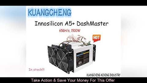 #Short The Most Powerful Dash miner in the world Innosilicon A5+ DashMaster 65Gh/s 1500W X11 DASH M