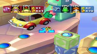 Wario & Koopa Kid vs Yoshi & Daisy DUEL on Toy Dream (Mario Party 5 Gamecube)