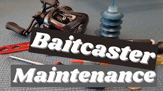 How to grease and maintain your BAITCASTING REEL!! It's really not that hard!