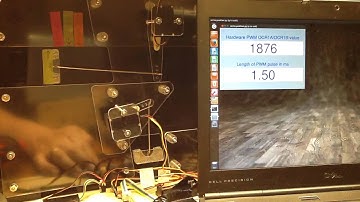 Display of hardware PWM servo position information