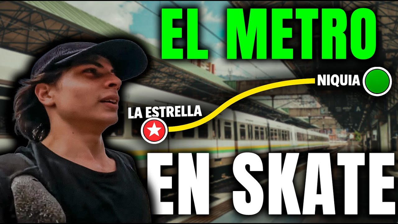 Todas las estaciones del metro… pero en SKATE | Elmatiuzz