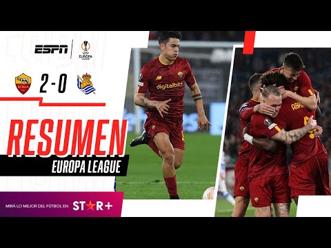 ¡ASISTENCIA DE DYBALA Y TRIUNFAZO DE LA LOBA DE MOU EN CASA! | Roma 2-0 Real Sociedad | RESUMEN