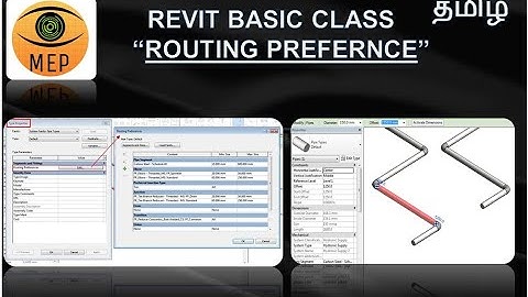 ROUTING PREFERENCE- REVIT ESSENTIAL TRAINING IN TAMIL
