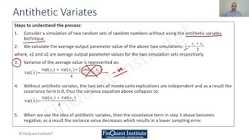 Variance Reduction Techniques -  an overview