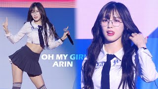 240329 오마이걸 아린 Full 직캠 4K '던던댄스 + 돌핀 +비밀정원 +틱톡 + 살짝설렜어' (OH MY GIRL ARIN) @ Y포럼