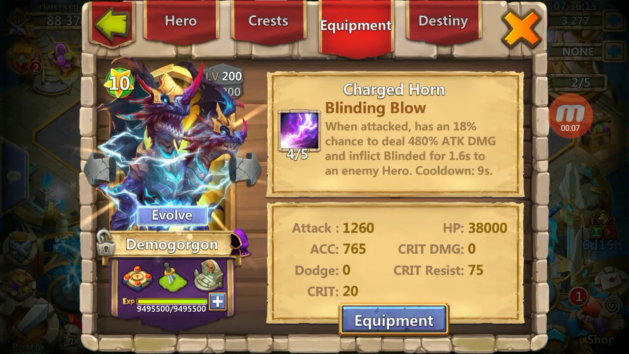 Castle Clash - Account Review