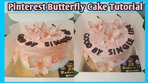 Pinterest Butterfly Cake Tutorial🦋Butterfly#chocolatecake#butterflycake#youtubevideos#youtubevideos