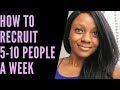 Network Marketing Recruiting Tips: How to Get 5-10 Sign Ups a Week