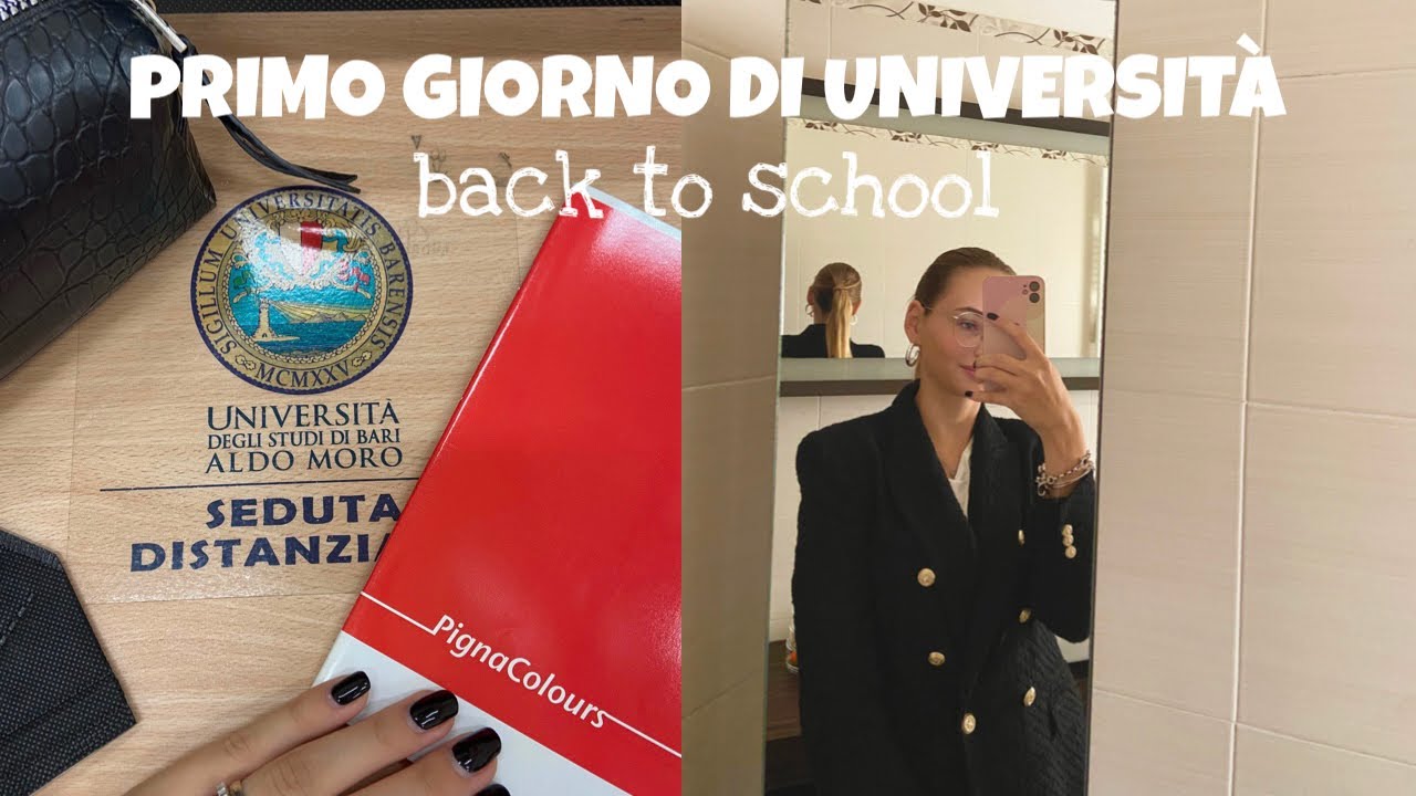 vlog: PRIMO GIORNO DI UNIVERSITA' 🌟 | back to school 2022