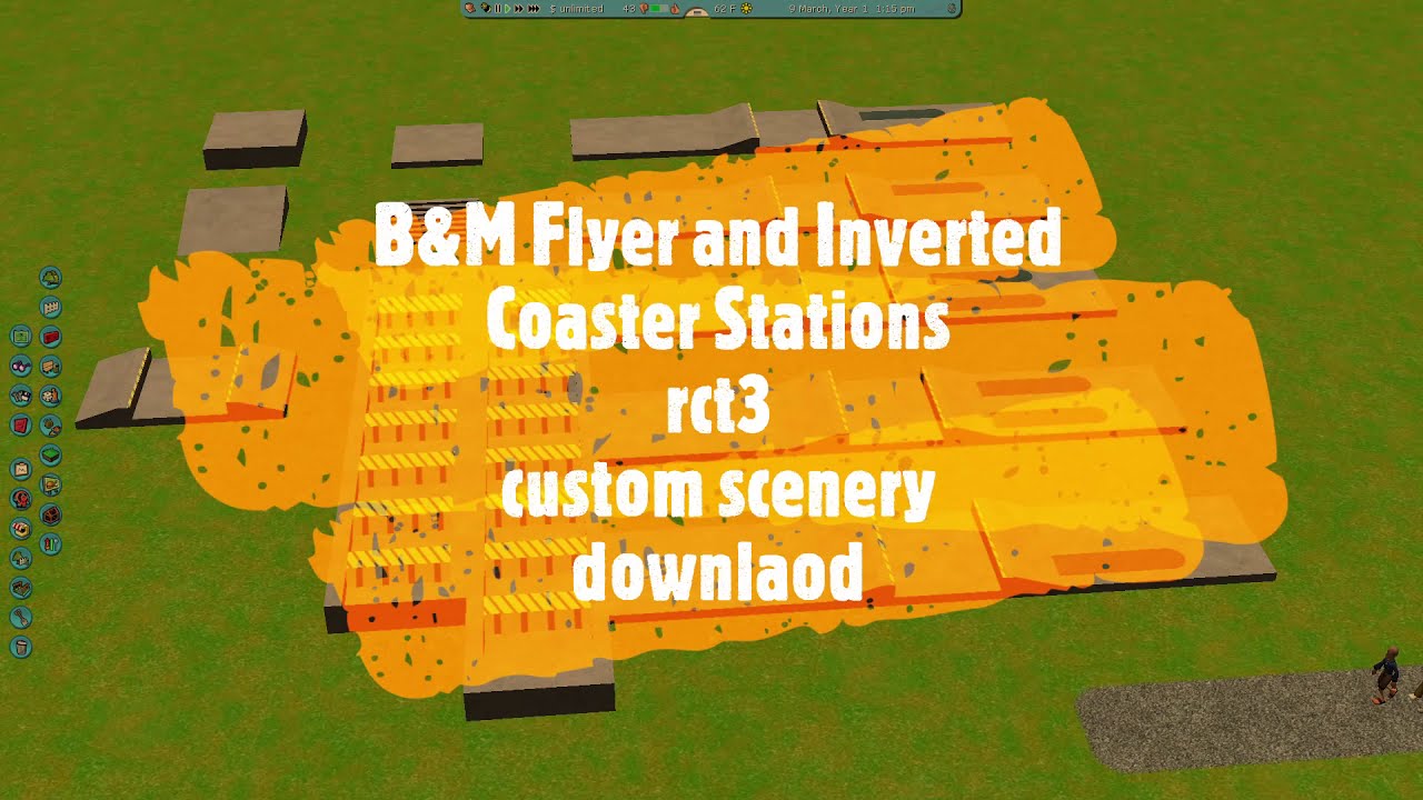 RollerCoaster Tycoon 3 Custom Scenery Download Custom Coaster Station Set RCT3 Custom Content