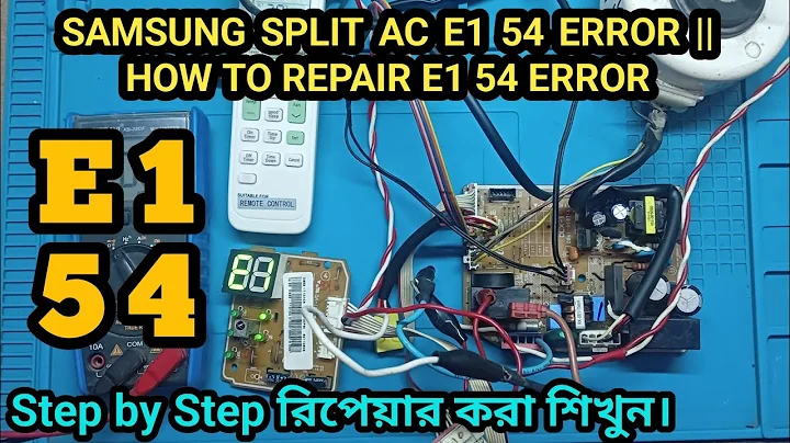 Samsung split AC PCB E1 54 Error || How to Repair Samsung split AC E1 54 Error