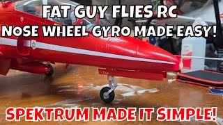 SPEKTRUM MADE IT SO EASY! SIMPLIFIED NOSE WHEEL GYRO HOW TO TUTORIAL