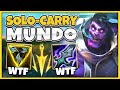 This Mundo Build SOLO-KILLS Entire Teams! (Unreal 1v9 Carry) - League of Legends