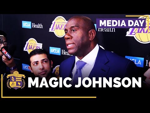 Lakers Media Day: Magic Johnson (FULL INTERVIEW)