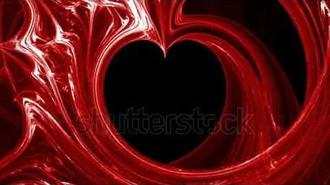 stock footage red flame fractal heart mutating seamless loop animated flame fractal render