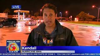 Hurricane Irma Local News Coverage from South Florida's WFOR CBS4 on 9/9/17 Early Morning. screenshot 5