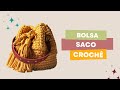 Bolsa Saco de crochê - Tutorial completo