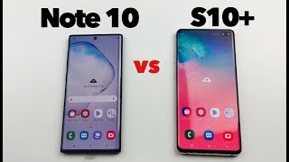 Speed Test & Size Comparison | SAMSUNG S10+ vs Note 10