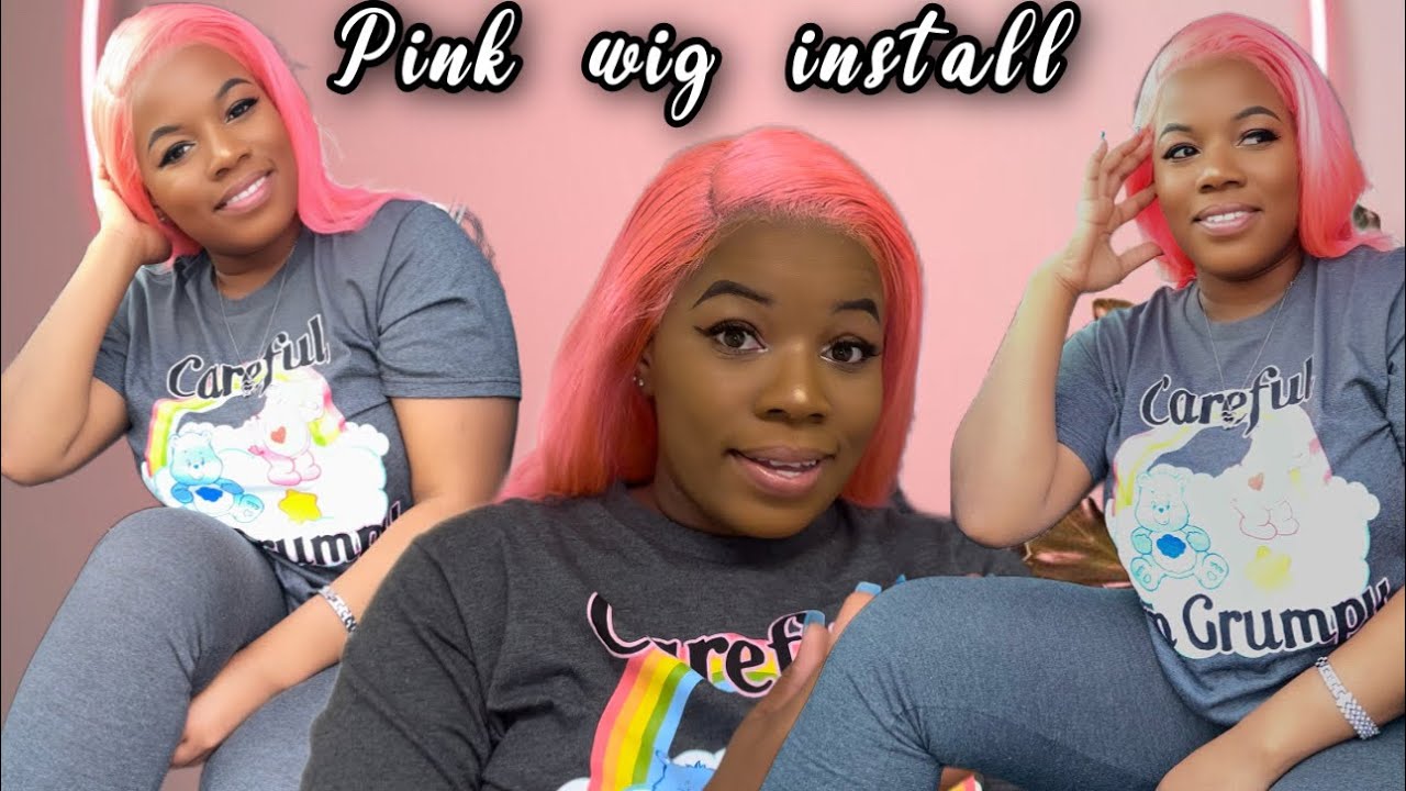 Pink print Amazon hair review.. I THINK 🤔 I