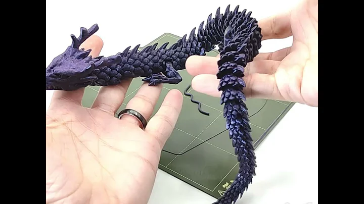 Articulated Dragon - Timelapse + Post Printing