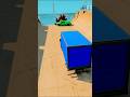 Loading Container Vs Chicken Car - Beamng drive 😱 #beamng #shorts #beamngdrive #gaming