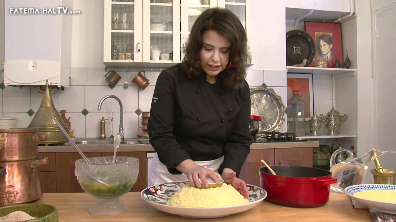 Recette Du Couscous Aux Crevettes Par Fatema Hal Youtube