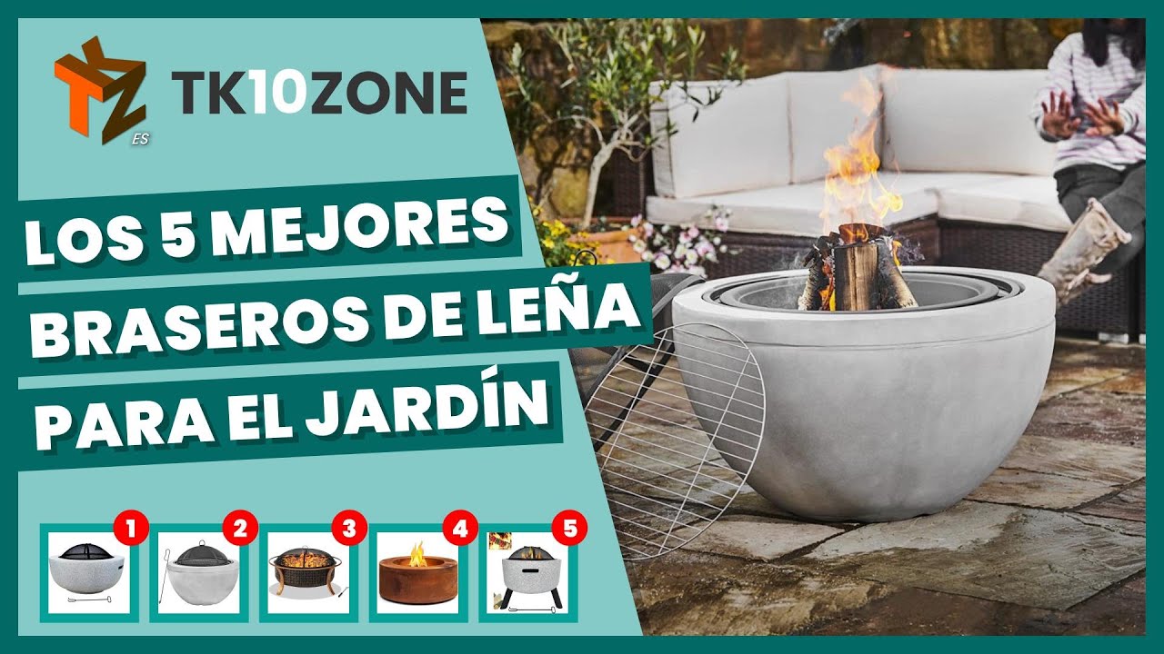 Los 5 mejores braseros de leña para el jardín