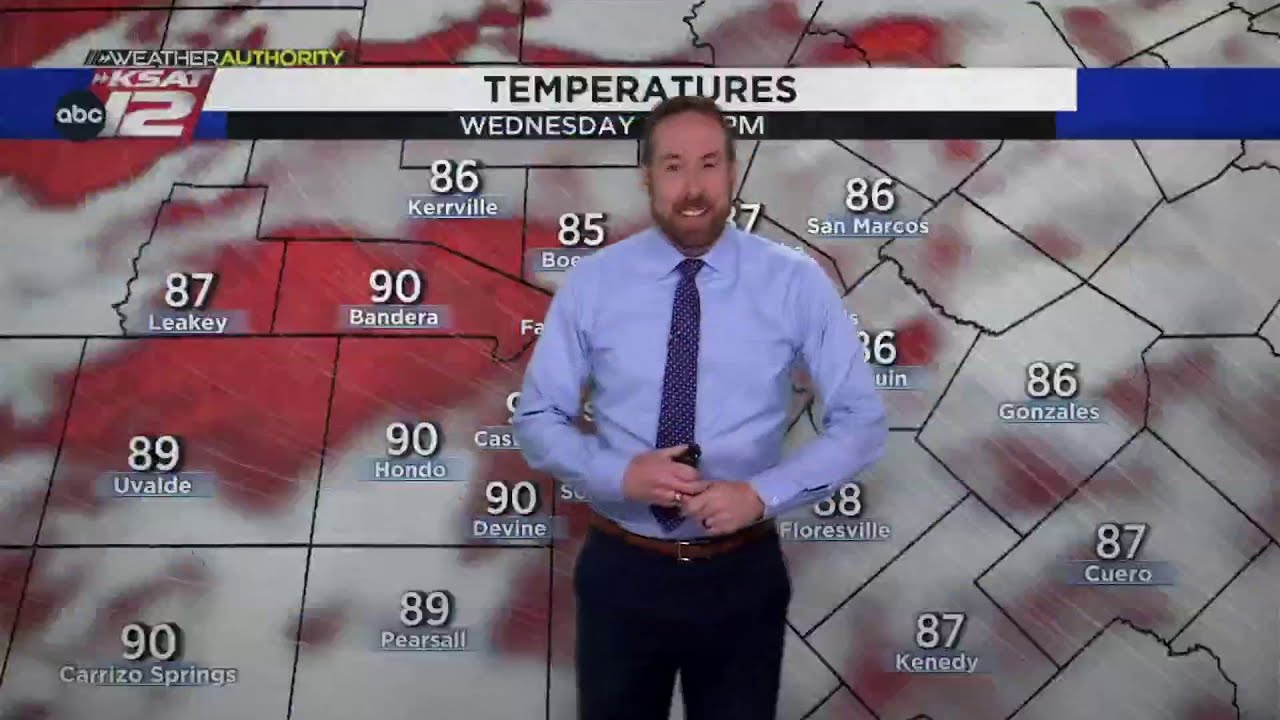 Rain chances increase by the weekend - YouTube