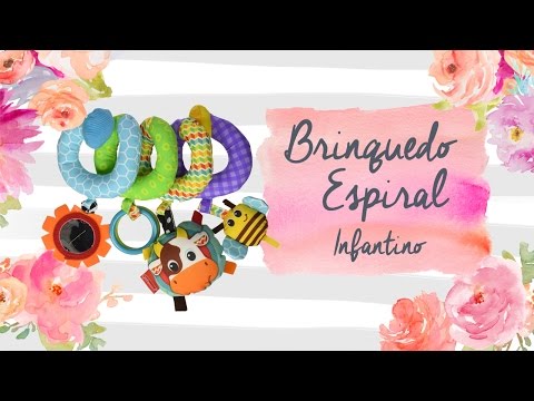 Brinquedo de berço e cadeirinha de carro em espiral