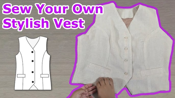 DIY Vest Sewing Tutorial: Create Your Own LILY Short Vest | Step-by-Step Guide - YouTube diy-vest-sewing-tutorial-create-your-own-lily-short-vest-step-by-step-guide-youtube