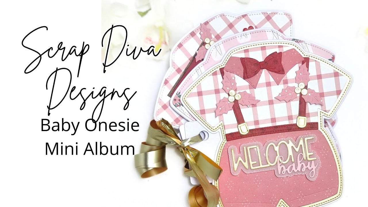 Мини-альбом, детский комбинезончик — Scrap Diva Designs