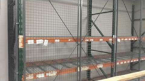 Pallet Rack Security Enclosure Doors