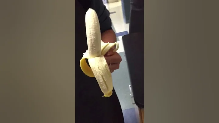 Jack and Peter have fun with a banana