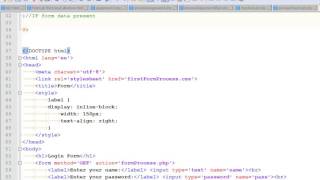 Data Validation in PHP  - Create Feedback for Users