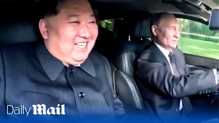 Putin drives Kim Jong Un during state visit to North Korea
