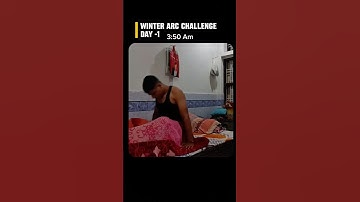 Day 1 Winter Arc Challenge 💪🏋‍♂️ #fitness #workout #75hardchallenge #minivlog #dailyroutine #shorts