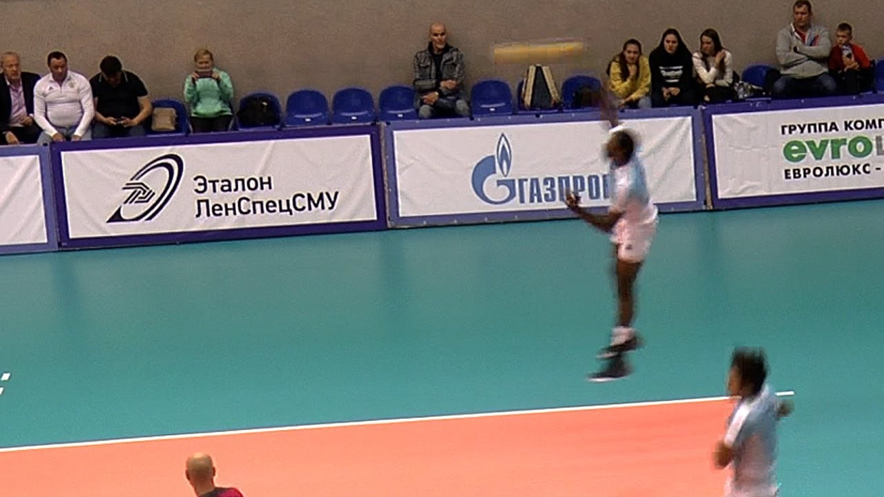 Волейбол. Подача. "Зенит" Санкт-Петербург - YouTube