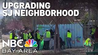 SJ crews come out in force to help Foxdale residents get their neighborhood back